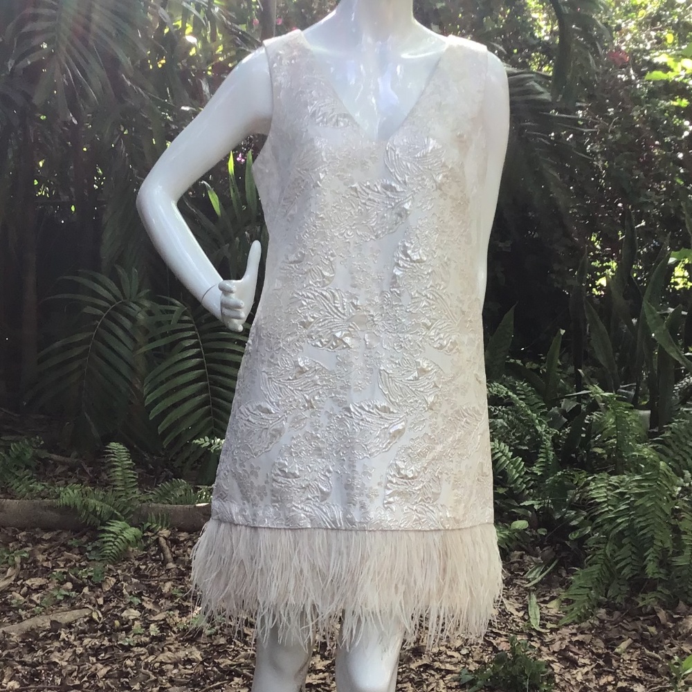 Vintage Nicole Miller sleeveless Brocade Dress